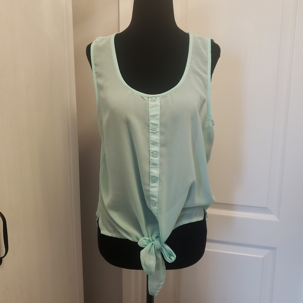 Teal/turquoise top